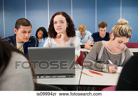 University students in class View Large Photo Image Stock Photography - University students in class. Fotosearch