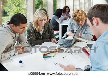 University students working together View Large Photo Image Picture - University students working together. Fotosearch