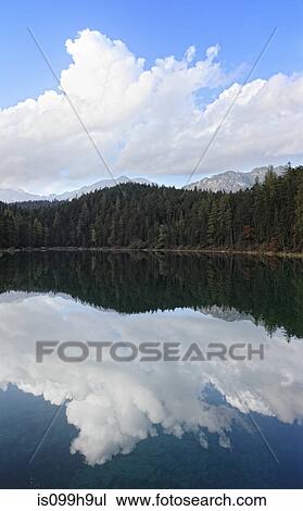 Lake Eibsee, Bavaria, Germany View Large Photo Image Stock Image - Lake Eibsee, Bavaria, Germany. Fotosearch