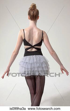 Rear view of ballerina View Large Photo Image Stock Image - Rear view of ballerina. Fotosearch