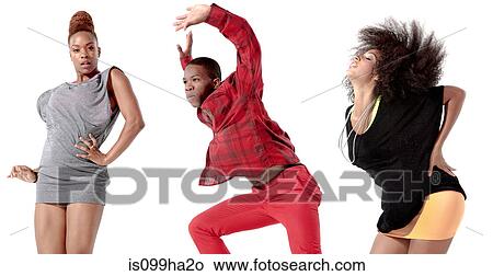 Picture - Three young adults performing. Fotosearch
