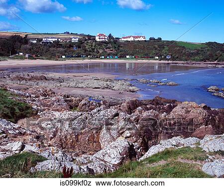 Stock Photo - Beach at Coldingham Bay, Scotland, UK. Fotosearch