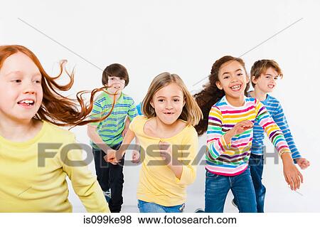 Children running View Large Photo Image Stock Photo - Children running. Fotosearch