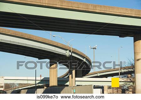 Elevated highways View Large Photo Image Picture - Elevated highways. Fotosearch