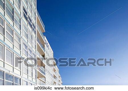 Stock Image - High rise apartments. Fotosearch