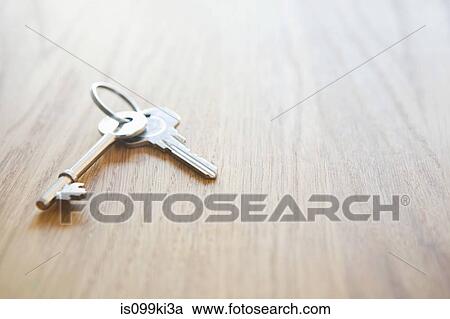 House keys on a table View Large Photo Image Stock Image - House keys on a table. Fotosearch
