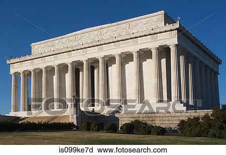Stock Image - Lincoln Memorial, Washington DC, USA. Fotosearch