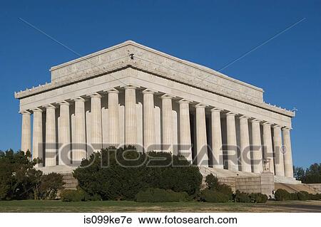 Stock Image - Lincoln Memorial, Washington DC, USA. Fotosearch