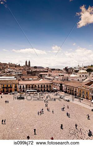 Plaza de San Francisco, Quito, Ecuador View Large Photo Image Stock Image - Plaza de San Francisco, Quito, Ecuador. Fotosearch