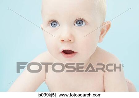 Portrait of a baby girl View Large Photo Image Stock Photograph - Portrait of a baby girl. Fotosearch