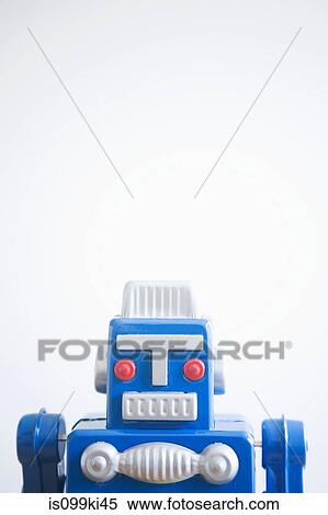 Retro toy robot View Large Photo Image Stock Photography - Retro toy robot. Fotosearch