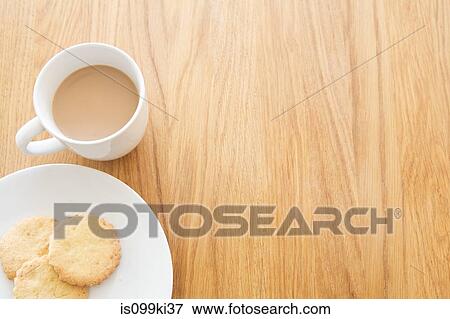 Tea and biscuits View Large Photo Image Stock Photo - Tea and biscuits. Fotosearch