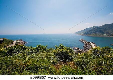 Beach at Yehliu Geopark, Wanli, Taiwan View Large Photo Image Stock Photo - Beach at Yehliu Geopark, Wanli, Taiwan. Fotosearch