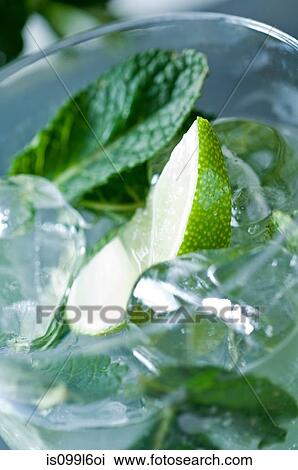 Close up of mojito cocktail View Large Photo Image Stock Image - Close up of mojito cocktail. Fotosearch
