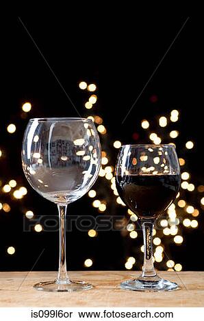 Stock Photography - Large and small glasses of wine. Fotosearch