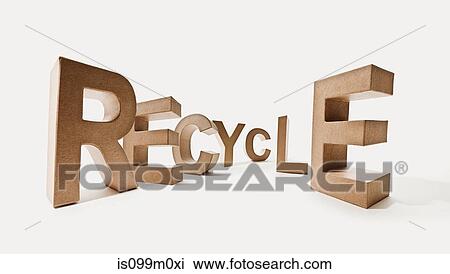 Letters spelling the word recycle View Large Photo Image Stock Image - Letters spelling the word recycle. Fotosearch