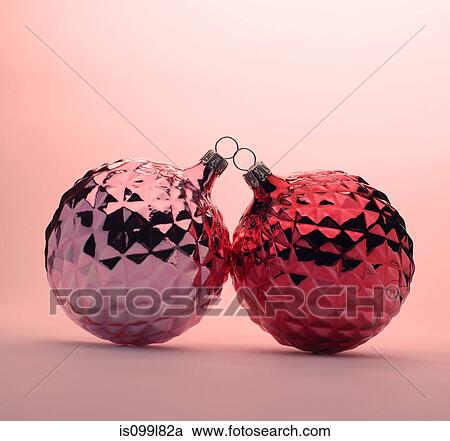 Pink and red Christmas baubles View Large Photo Image Stock Image - Pink and red Christmas baubles. Fotosearch