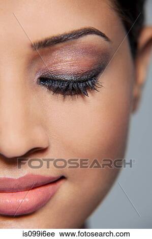 Beautiful woman with make-up View Large Photo Image Stock Image - Beautiful woman with make-up. Fotosearch