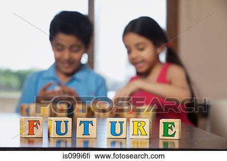 Boy and girl playing with building blocks View Large Photo Image Stock Image - Boy and girl playing with building blocks. Fotosearch