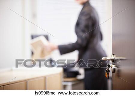 Businesswoman in new office, focus on foreground View Large Photo Image Stock Image - Businesswoman in new office, focus on foreground. Fotosearch