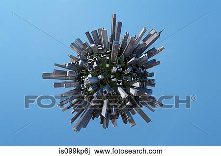City planet View Large Photo Image Stock Image - City planet. Fotosearch