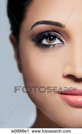 Close-up of a beautiful woman View Large Photo Image Stock Image - Close-up of a beautiful woman. Fotosearch