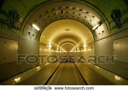 Inside Old Elbe Tunnel, Hamburg, Germany View Large Photo Image Stock Image - Inside Old Elbe Tunnel, Hamburg, Germany. Fotosearch