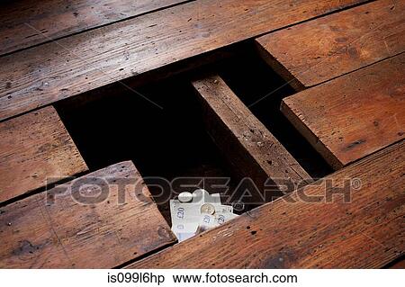 Money under floorboards View Large Photo Image Stock Photography - Money under floorboards. Fotosearch
