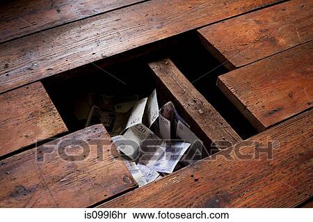 Money under floorboards View Large Photo Image Stock Photography - Money under floorboards. Fotosearch