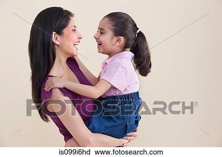 Stock Image - Mother and daughter. Fotosearch