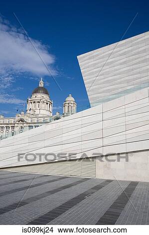 Museum of Liverpool and Port of Liverpool Building, Liverpool, UK View Large Photo Image Picture - Museum of Liverpool and Port of Liverpool Building, Liverpool, UK. Fotosearch