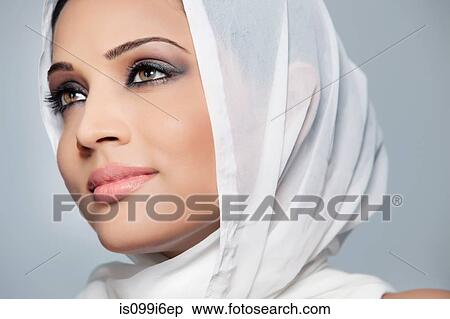 Stock Photography - Portrait of a beautiful woman. Fotosearch
