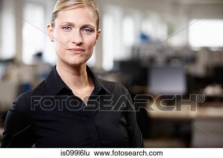 Stock Photograph - Portrait of a businesswoman. Fotosearch