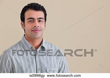 Portrait of a young man View Large Photo Image Stock Photo - Portrait of a young man. Fotosearch