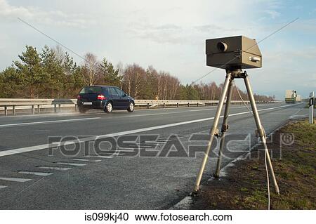 Speed limit enforcement on German motorway View Large Photo Image Stock Image - Speed limit enforcement on German motorway. Fotosearch