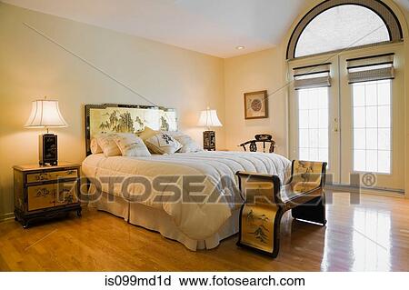 Stock Image - Bedroom interior. Fotosearch