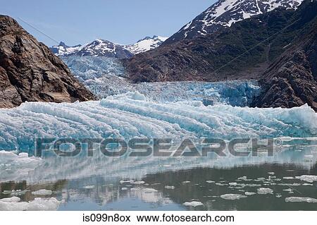 Blue Ice at Tracy Arm Glacier View Large Photo Image Stock Photo - Blue Ice at Tracy Arm Glacier. Fotosearch