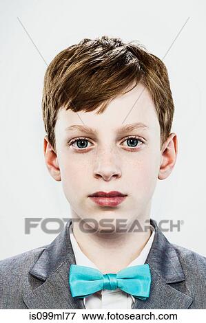 Boy wearing bow tie View Large Photo Image Stock Photo - Boy wearing bow tie. Fotosearch