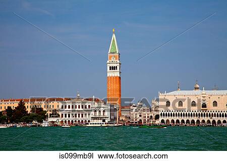 Doges palace and campanile, venice, italy View Large Photo Image Stock Image - Doges palace and campanile, venice, italy. Fotosearch