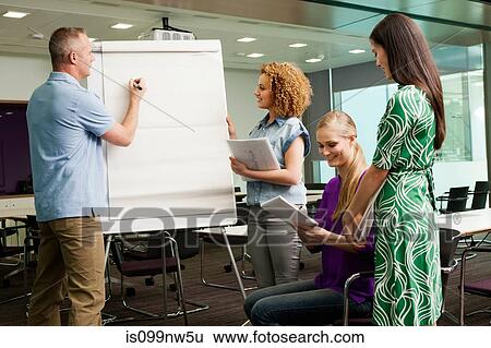 Office colleagues in whiteboard meeting in office View Large Photo Image Stock Photograph - Office colleagues in whiteboard meeting in office. Fotosearch