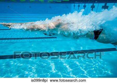 Stock Image - Olympic Hopeful in Training. Fotosearch