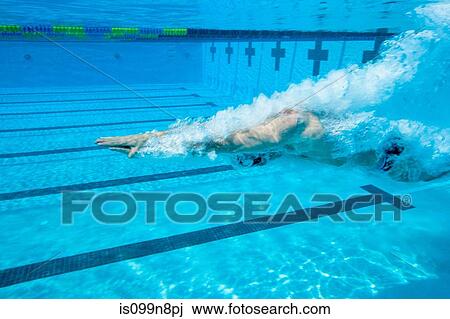 Stock Image - Olympic Hopeful in Training. Fotosearch