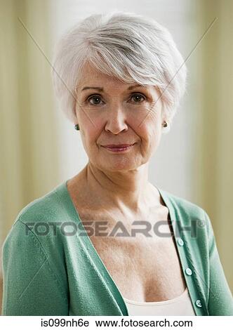 Portrait of senior woman View Large Photo Image Stock Image - Portrait of senior woman. Fotosearch