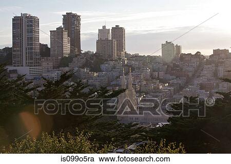 Stock Image - San Francisco cityscape, California, USA. Fotosearch