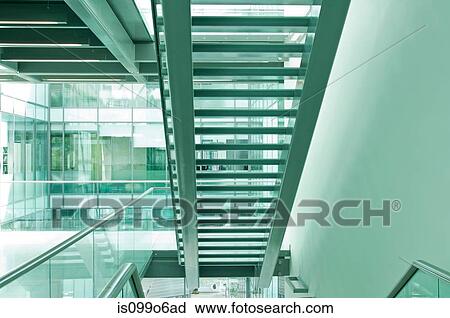 Staircase in empty office block View Large Photo Image Stock Image - Staircase in empty office block. Fotosearch