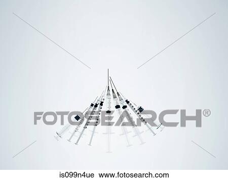 Stock Image - Syringes, studio shot. Fotosearch