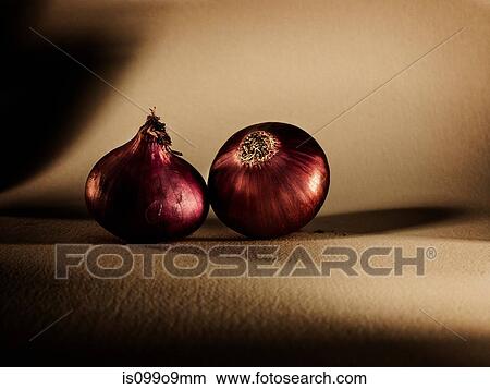 Two red onions View Large Photo Image Picture - Two red onions. Fotosearch