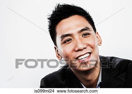 Picture - Young man smiling. Fotosearch