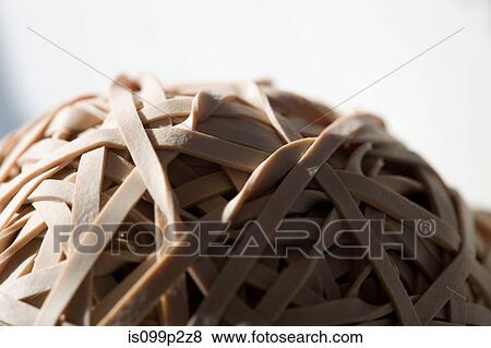Stock Photo - Ball of rubber bands. Fotosearch