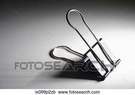 Stock Image - Binder clip. Fotosearch